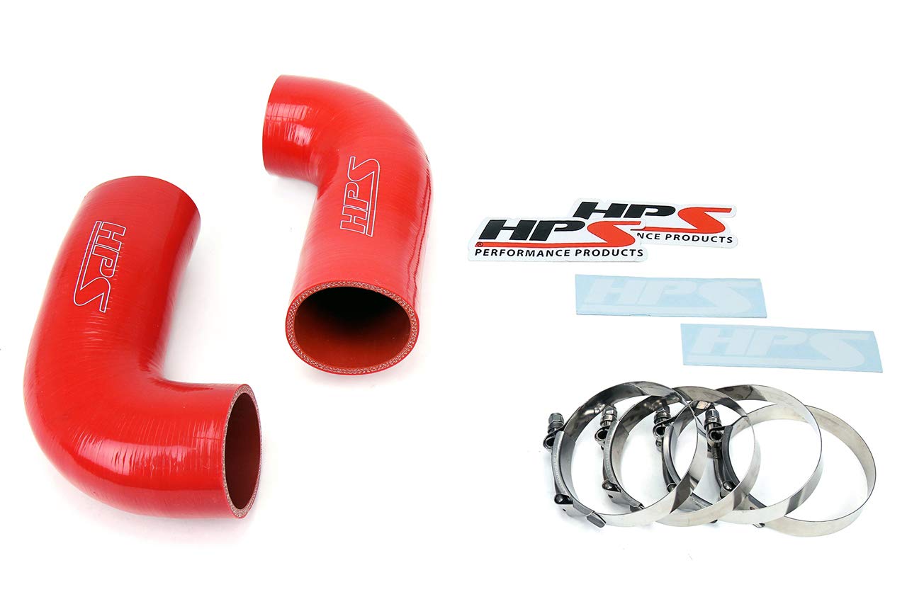 Red HPS 57-1291-RED Silicone Air Intake Hose (Post MAF Tube)