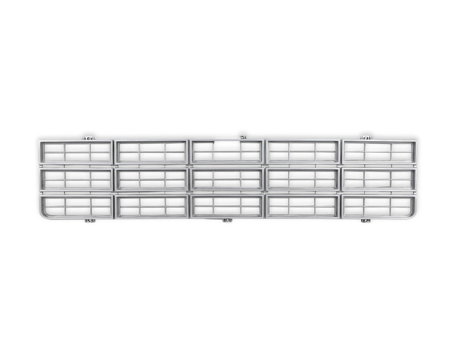 C/K Chevy Grille Holley Classic Trucks - w/o Bowtie - Silver 04-310