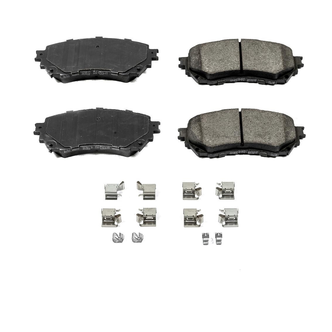 Power Stop Brake Kit Front For Mazda 6 2014-21 - Ceramic Brake Pads With Installation Hardware, 17-1711