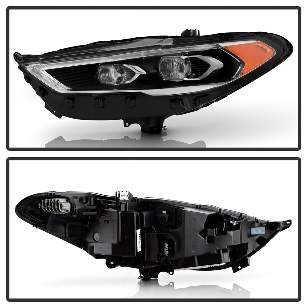 Ford Fusion 17-22 Spyder (POE) Full LED Projector Headlight - OE Left HS7Z-13008-AA