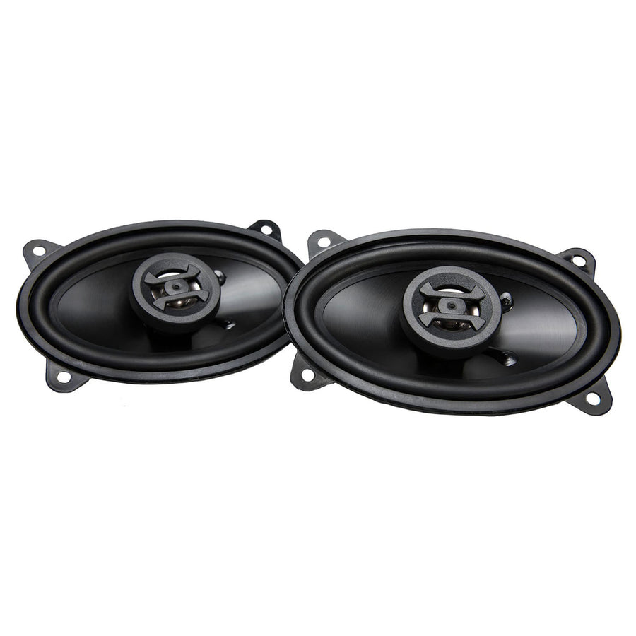 Hifonics ZS46CX Zeus 4x6 Inch 2 Way 200W Car Audio Coaxial Speaker System with Mylar Dome Tweeter and Alpha Cellulose Poly Woofers, Pair
