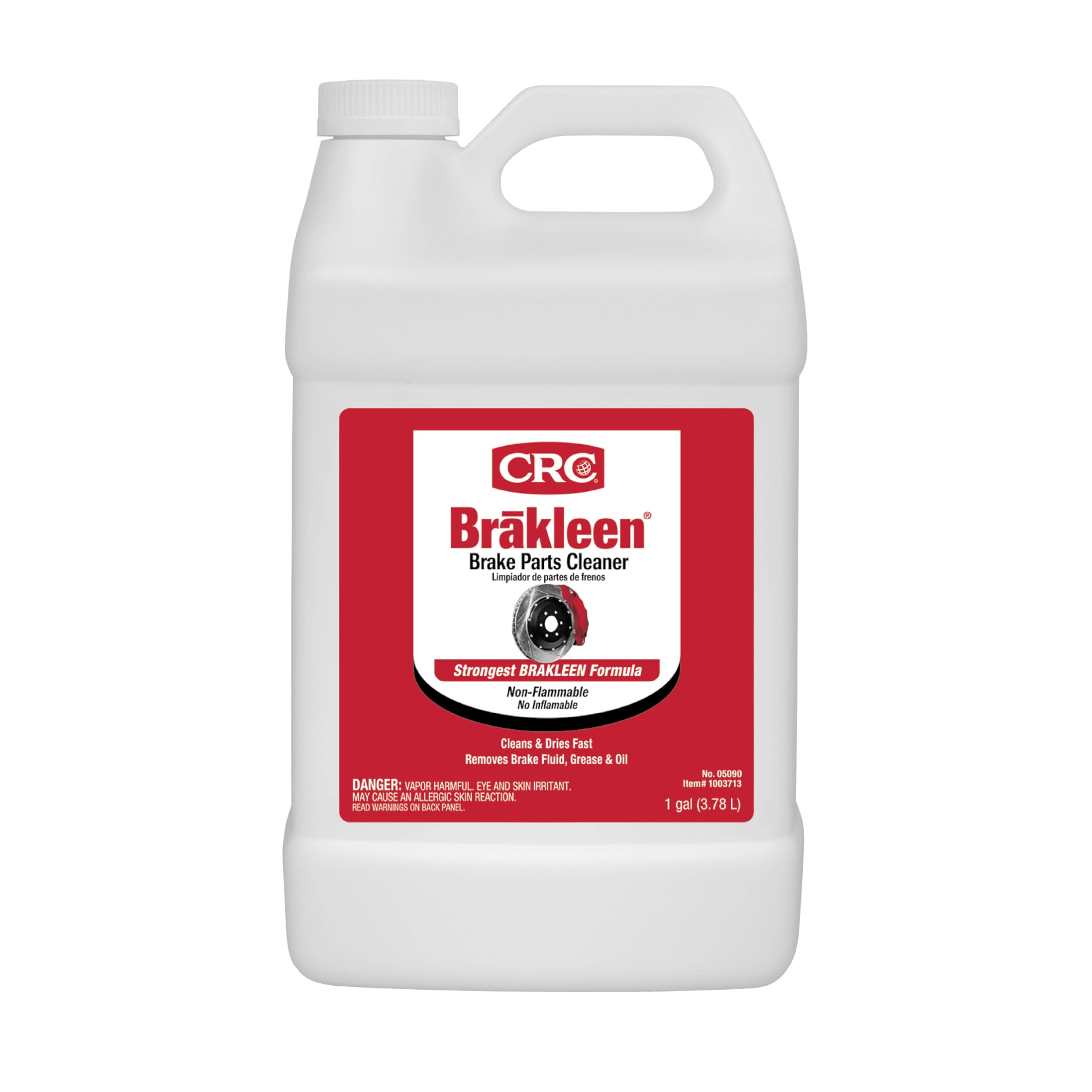 1003712 CRC Brakleen Brake Parts Cleaner Non-Flammable, 1 Gallon, [1 Pack]