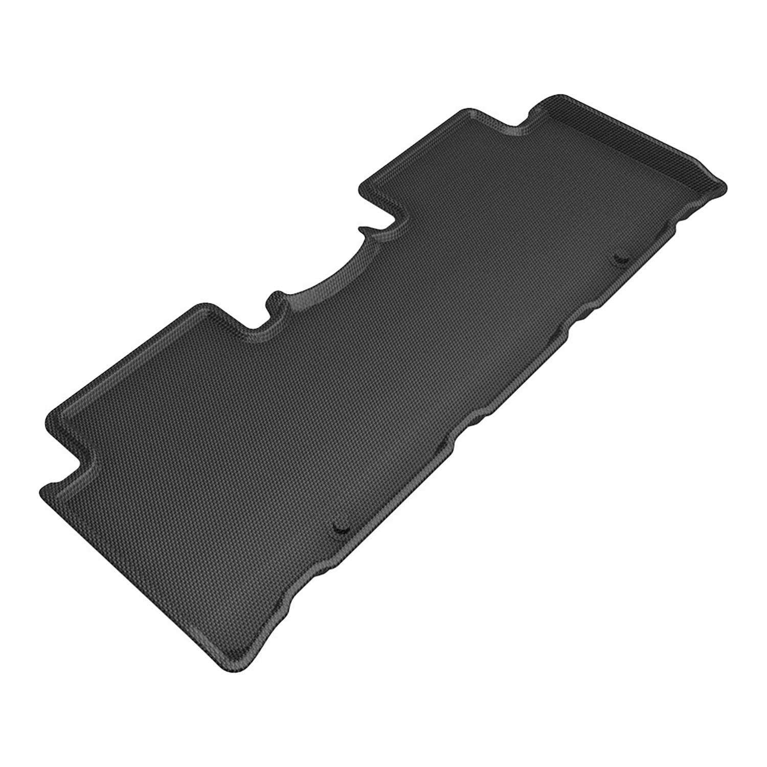 Kagu 3D MAXpider Custom Fit Floor Mat (Black) Compatible with Hyundai IONIQ 5 (w/Fixed Center Console) 2022-2024 - Second Row