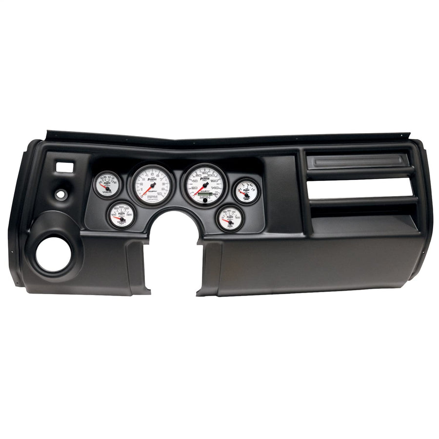 AutoMeter Dash Kit Direct Fit, (3 3/8" X2, 2 1/16" X4), Chevy Chevelle Vent 69, Phantom Ii (2909-10)