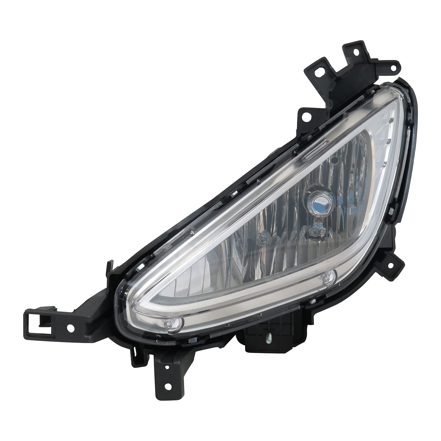Left TYC Fog Light Assembly Compatible with 2013-2014 Hyundai Elantra