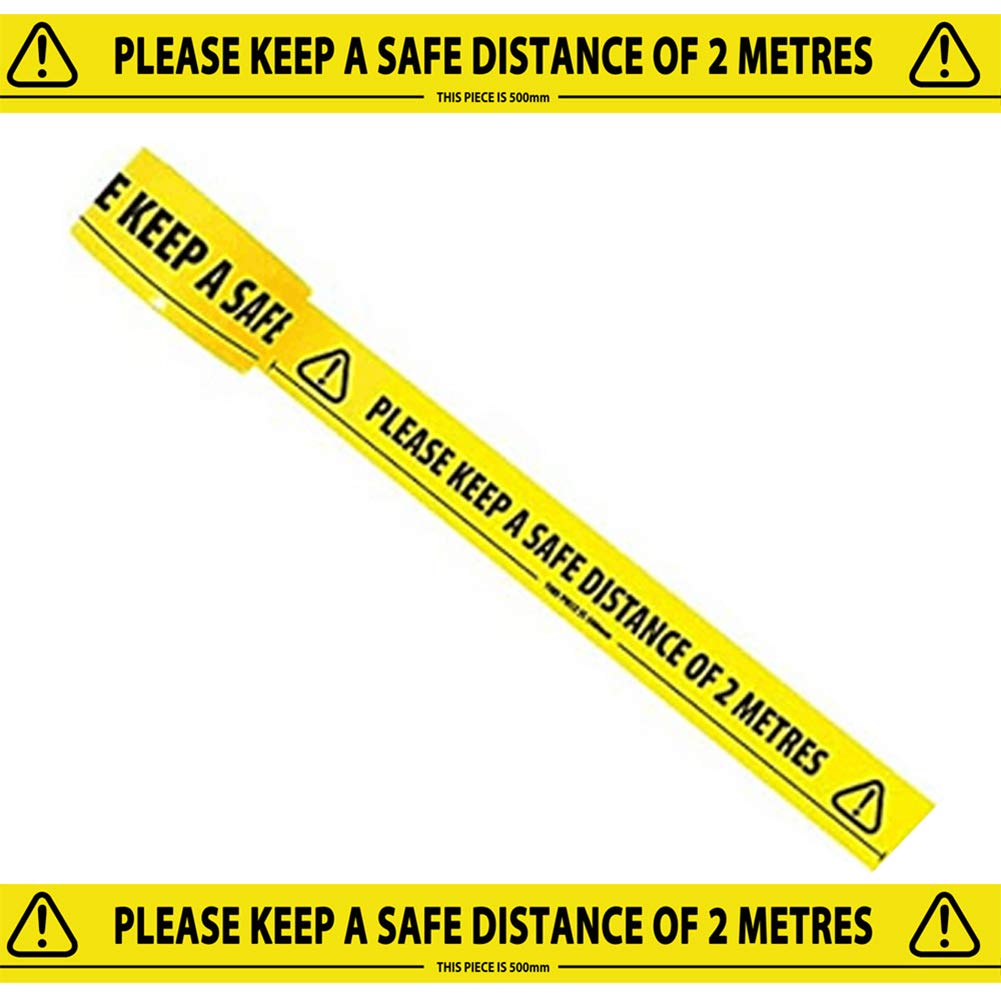 2m Metre Apart ompait Social Safe Distancing Floor Tape,Safety Tape