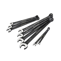9 Piece Crescent X10 12 Point Long Pattern Combination SAE Wrench Set - CCWS9BS