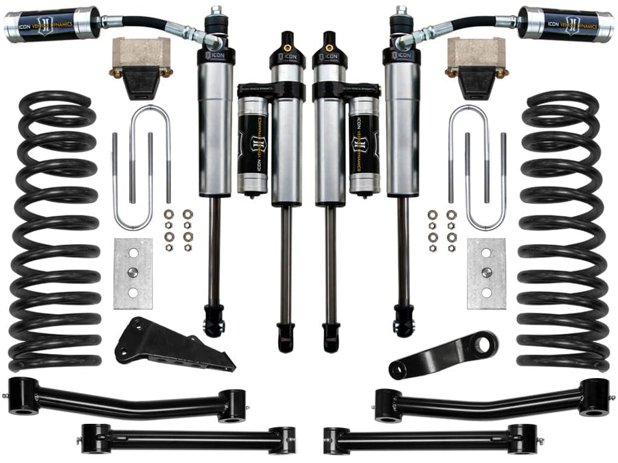 Stage 3 Suspension System, ICON 4.5" Lift Compatible with 2009-12 Ram 2500/3500, K214552T