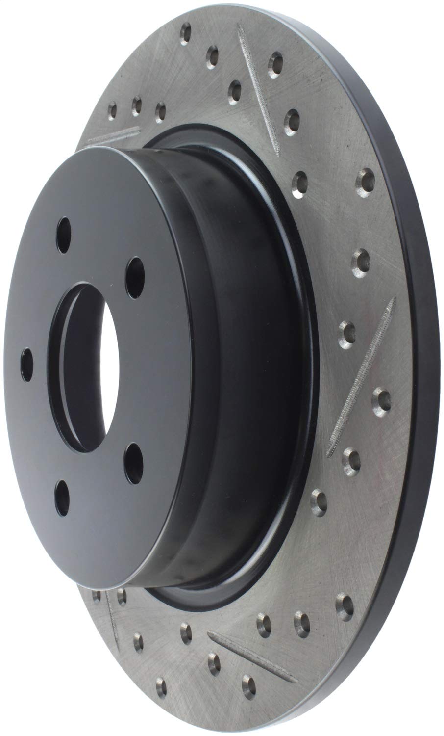 Sport Drilled/Slotted Brake Rotor StopTech 127.61101L (Rear Left), 1 Pack