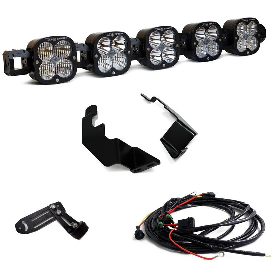 Baja Designs Sport Linkable XL Bumper LED Light Kit for Toyota Tacomoa 2016-21 Trucks (Multi-Pattern Clear Lens)