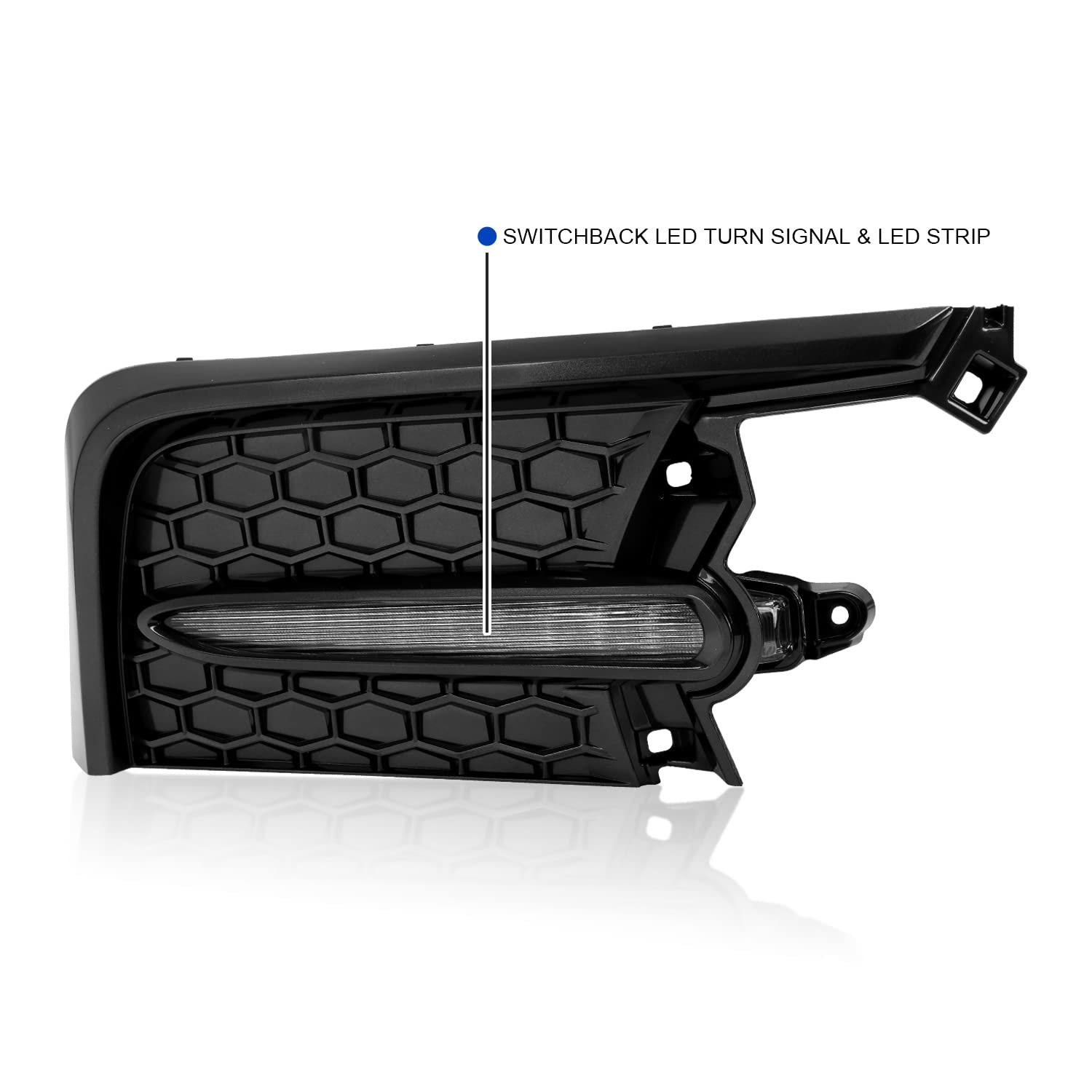 Spec-D Tuning Turning Light and DRL with Bezel Compatible with Toyota Corolla Sedan 2020-2022