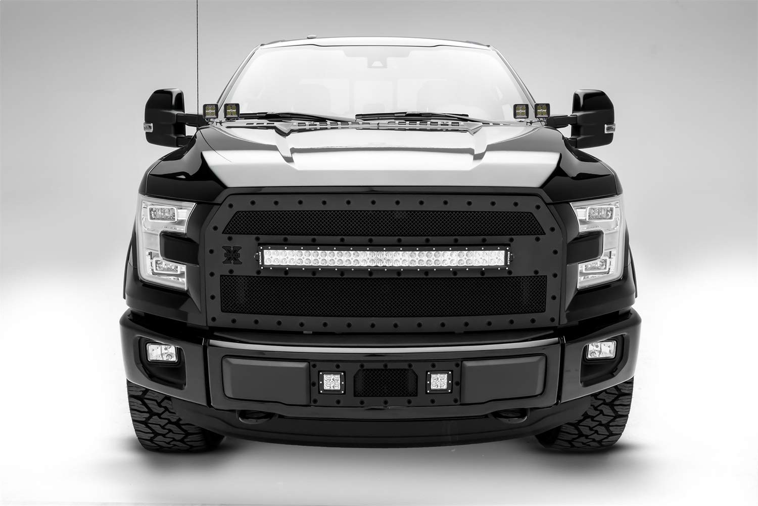ZROADZ Black A-Pillar 4-LED Pod Light KIT Z365731-KIT4 2015-2016 FORD F150
