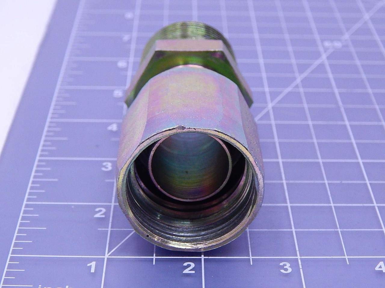 Gates Field Attachable 16C5-16RMP for C5C, C5D and C5M Hose, Male Pipe NPTF, 30 Cone Seat, Steel, 7/8" ID