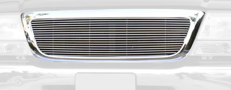 Billet Grille Compatible with Ford Ranger (1998-2000), Polished, 1 Pc, Insert - PN #20676