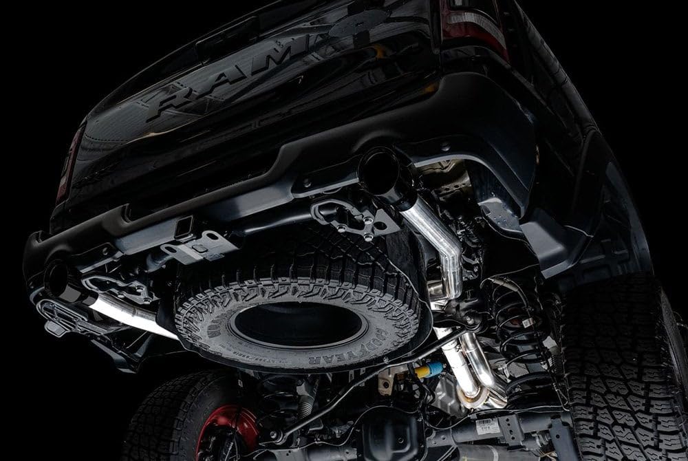 AWE Dual 3' Touring Cat-Back Exhaust, Black Tips for 2021-2023 TRX 6.2L