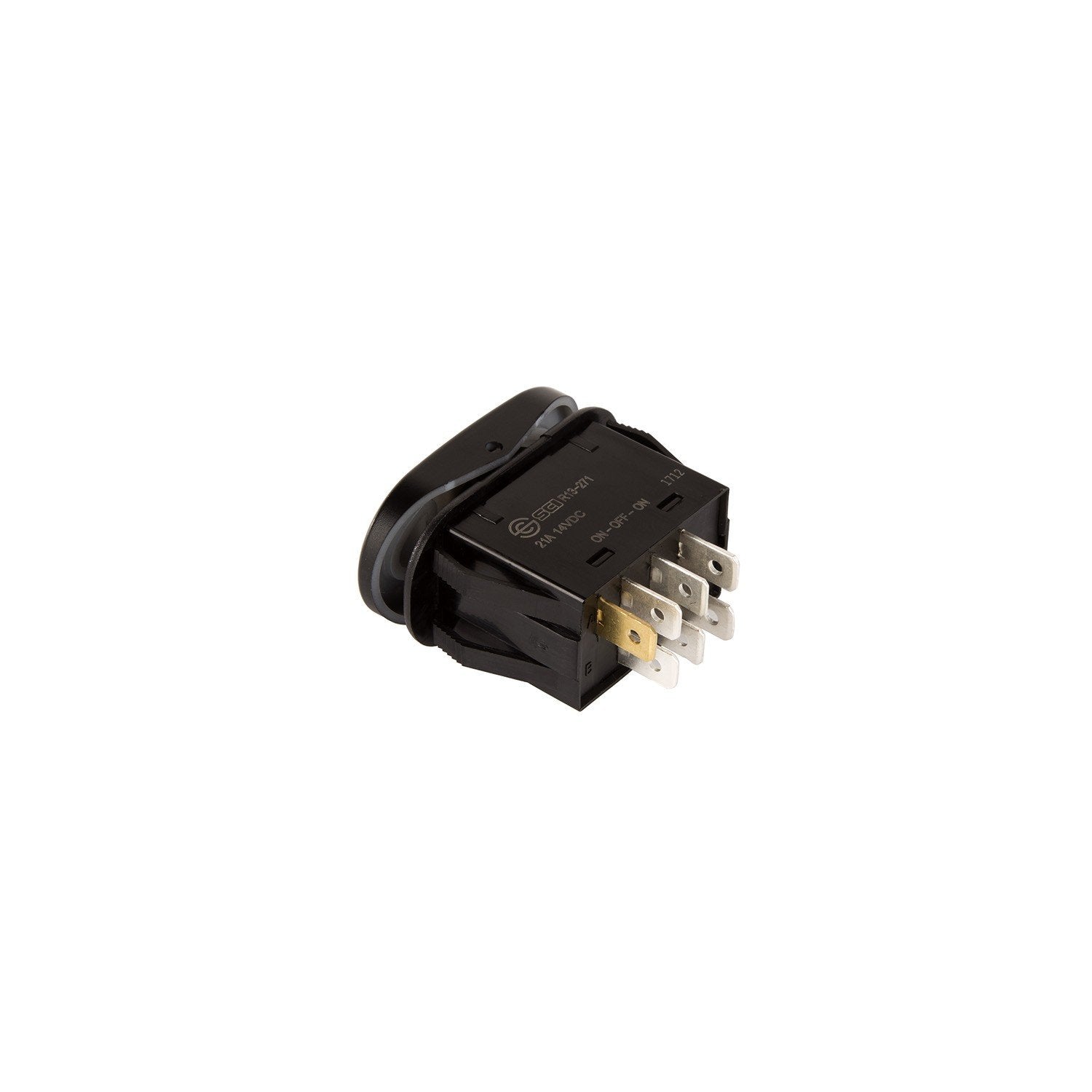 Rugged Ridge Rocker Switch | Black Thermoplastic Olefin (TPO) | 17235.11 | Fits zNONE