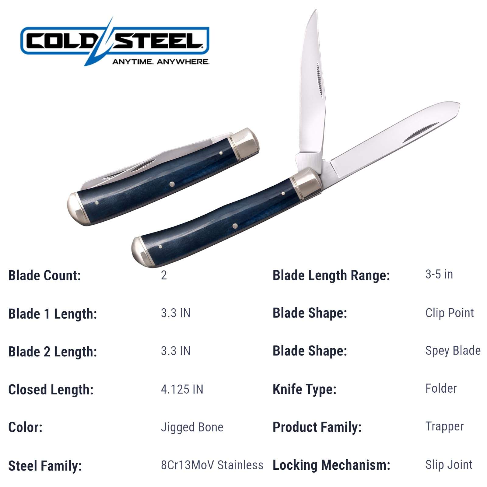 Trapper Knife Cold Steel / 4.125' Closed Length
