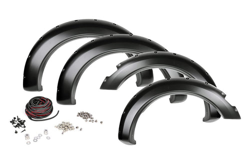 Pocket Fender Flares Rough Country for 09-18 Ram 1500 | Metal Bumper - F-D10911