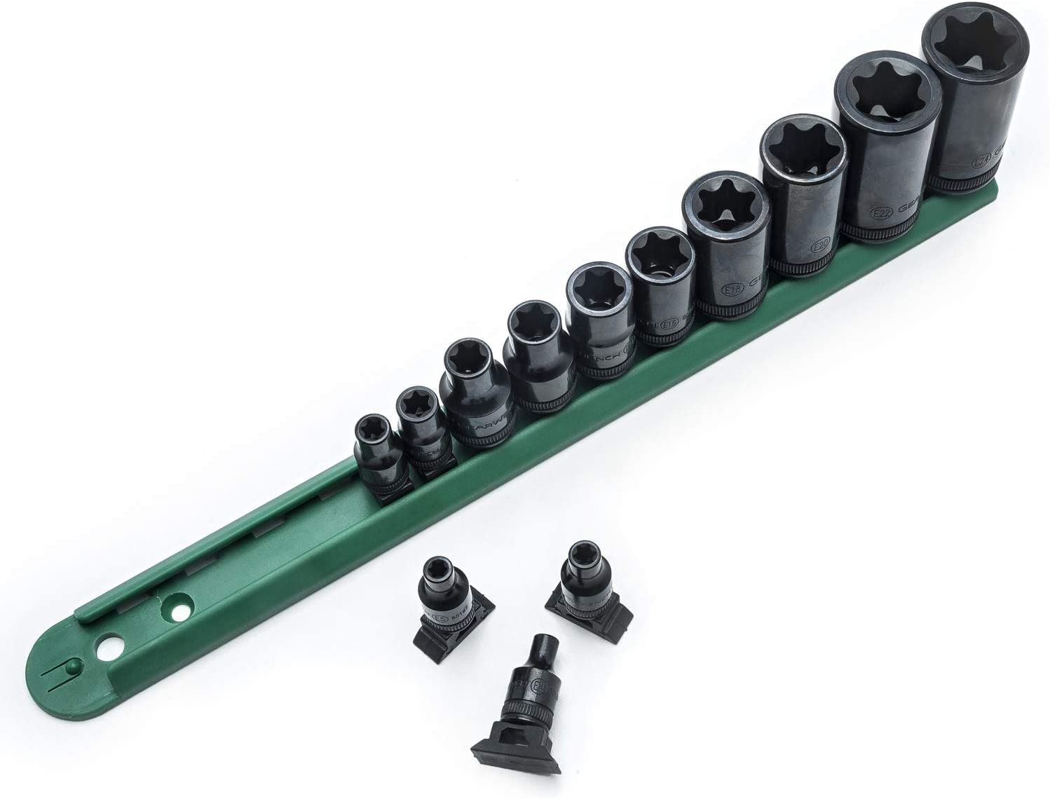 13 Pc. GEARWRENCH 1/4", 3/8" & 1/2" Drive External Torx Socket Set - 80583