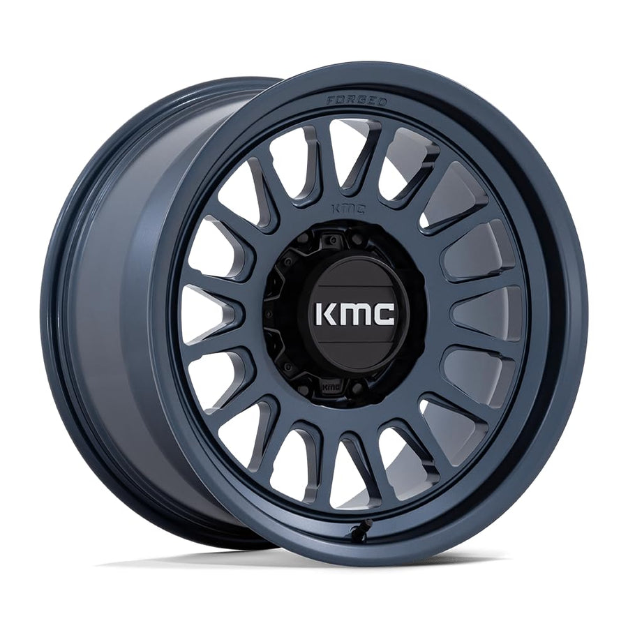 KMC 18X9 IMPACT FORGED MONOBLOCK 8X6.55.71 18mm METALLIC BLUE - KM452LX18908018
