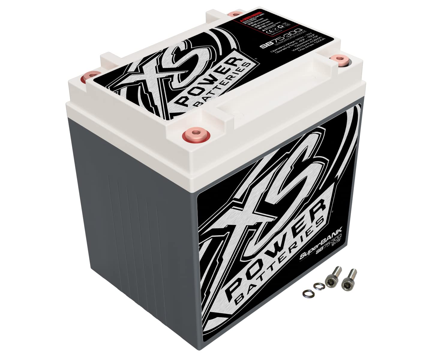 Powersports XS Power Batteries 12V Super Bank Capacitor Modules - M6 Terminal Bolts Included 1500 Max Amps