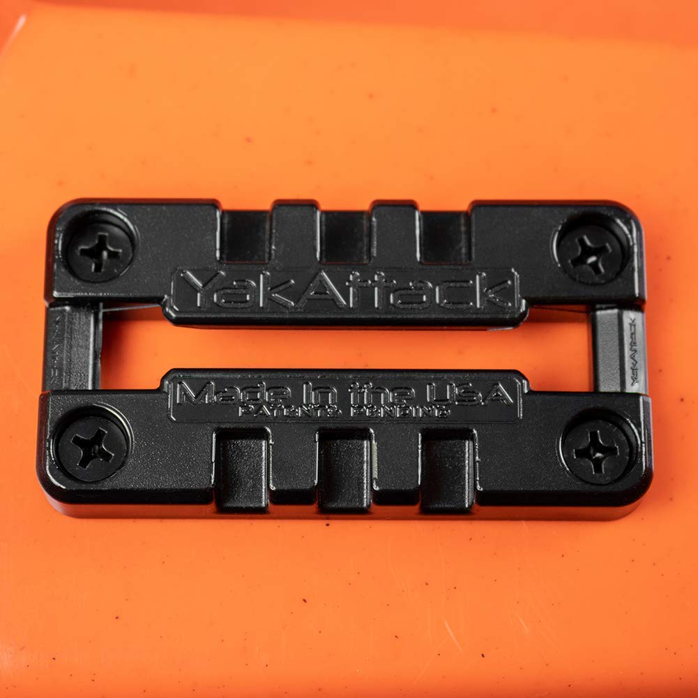 YakAttack Switch MightyMount | Universal Deck Mount Adapter for Track Accessories | Fits Scotty, RAM, Cannon Patterns | LockNLoad Compatible | Yak Attack USA-Made