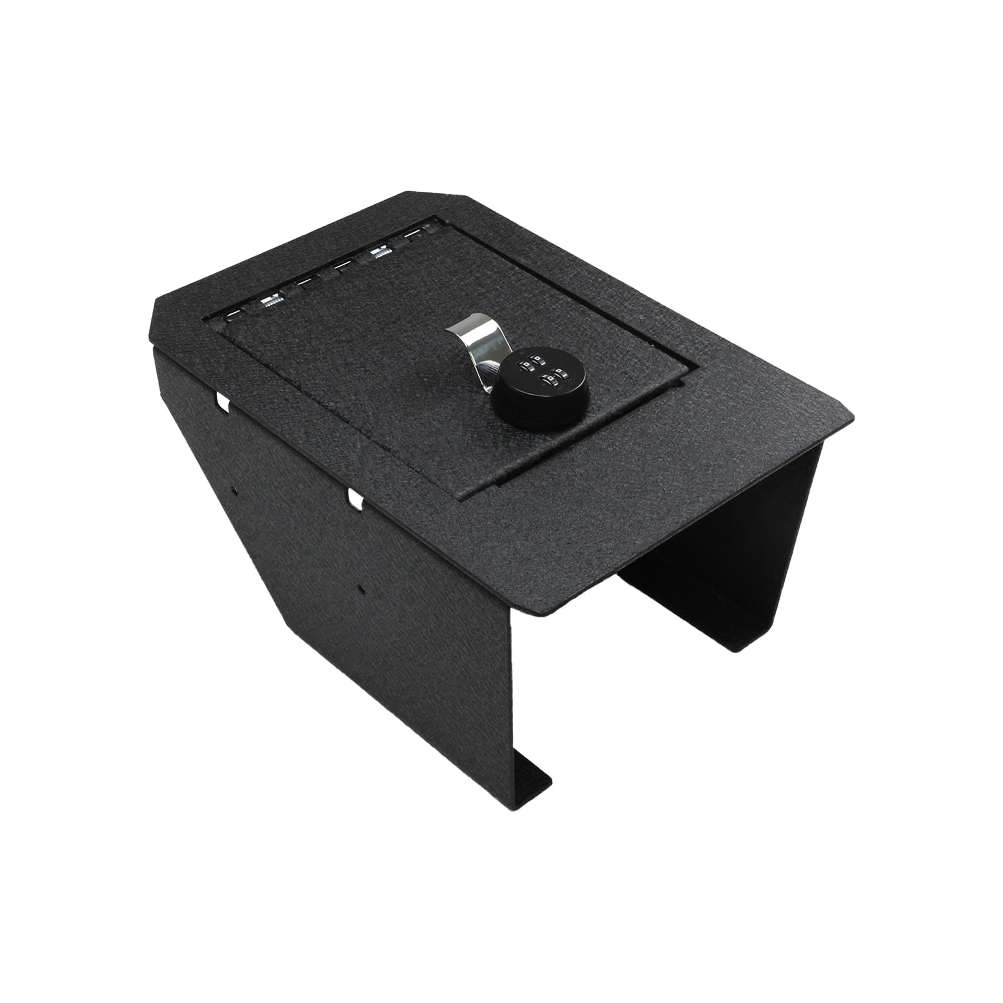 Center Console Safe Black Black Horse Compatible with 2024-2024 Tesla CYBERTRUCK -ASTC24