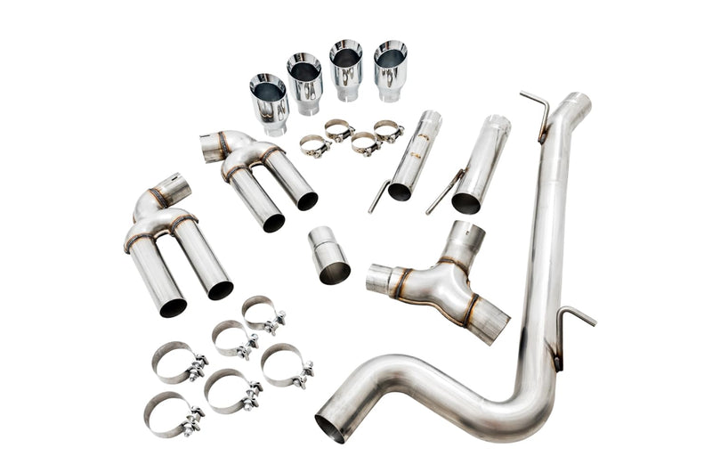 Audi AWE Tuning 8V S3 Track Edition Exhaust w/Chrome Silver Tips 102mm