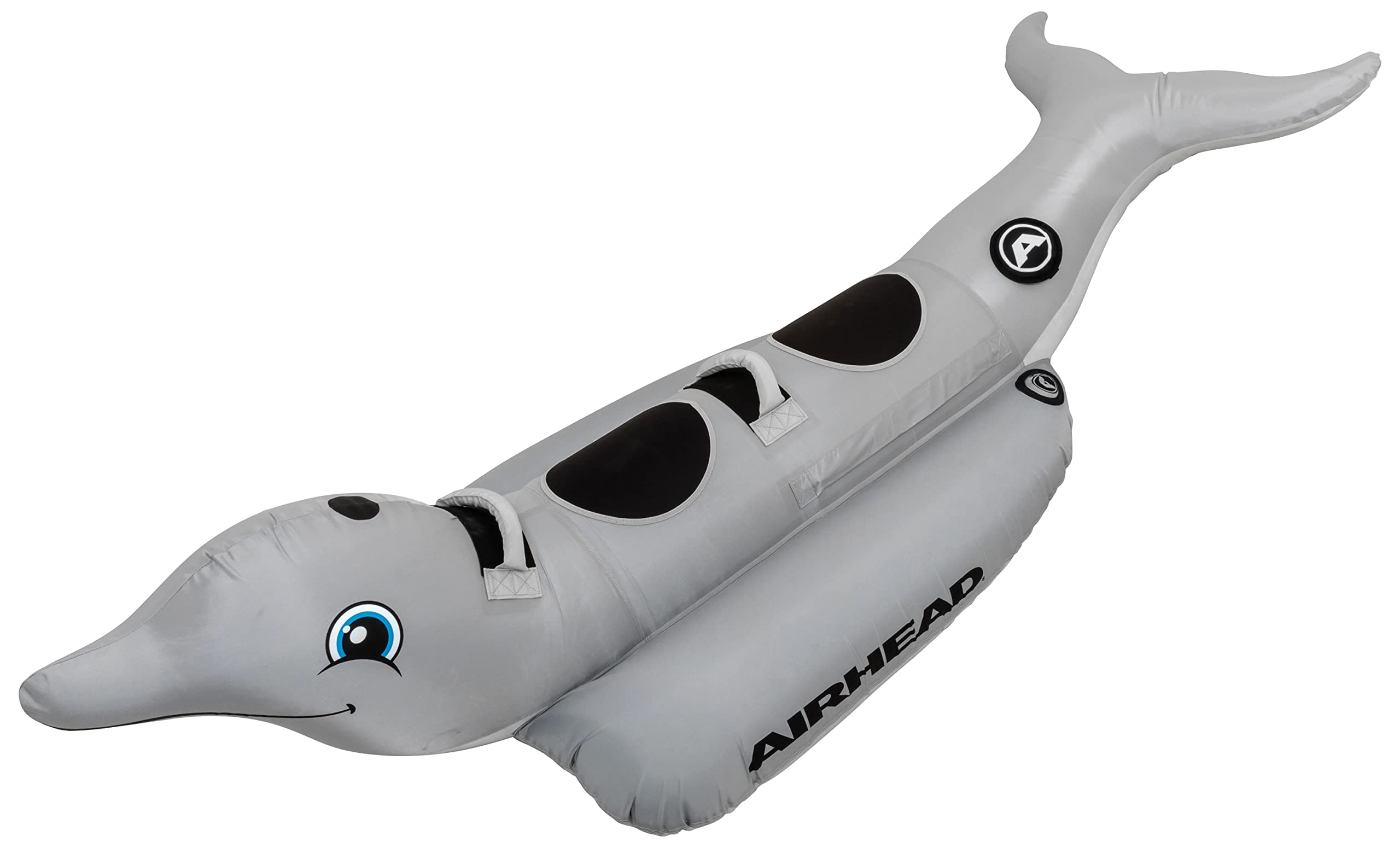 AIRHEAD Dolphin Towable Animal Tube, 1-2 Rider Towable Tube for Boating