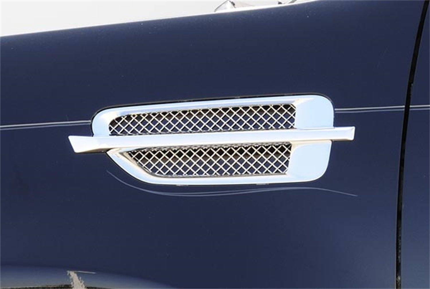 Upper Class 2007-2014 Escalade Side vent, Polished, 2 Pc, Insert - PN #54199