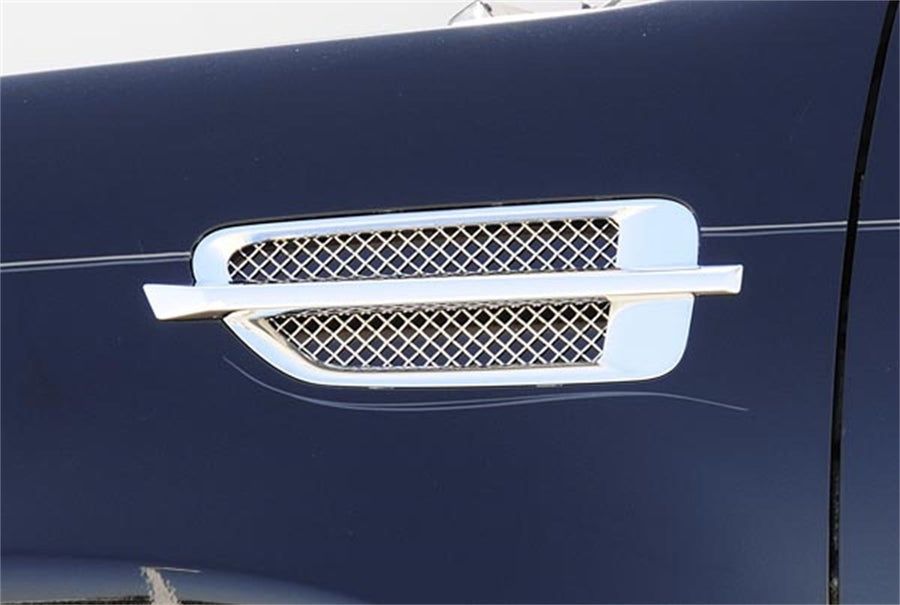 Upper Class 2007-2014 Escalade Side vent, Polished, 2 Pc, Insert - PN #54199