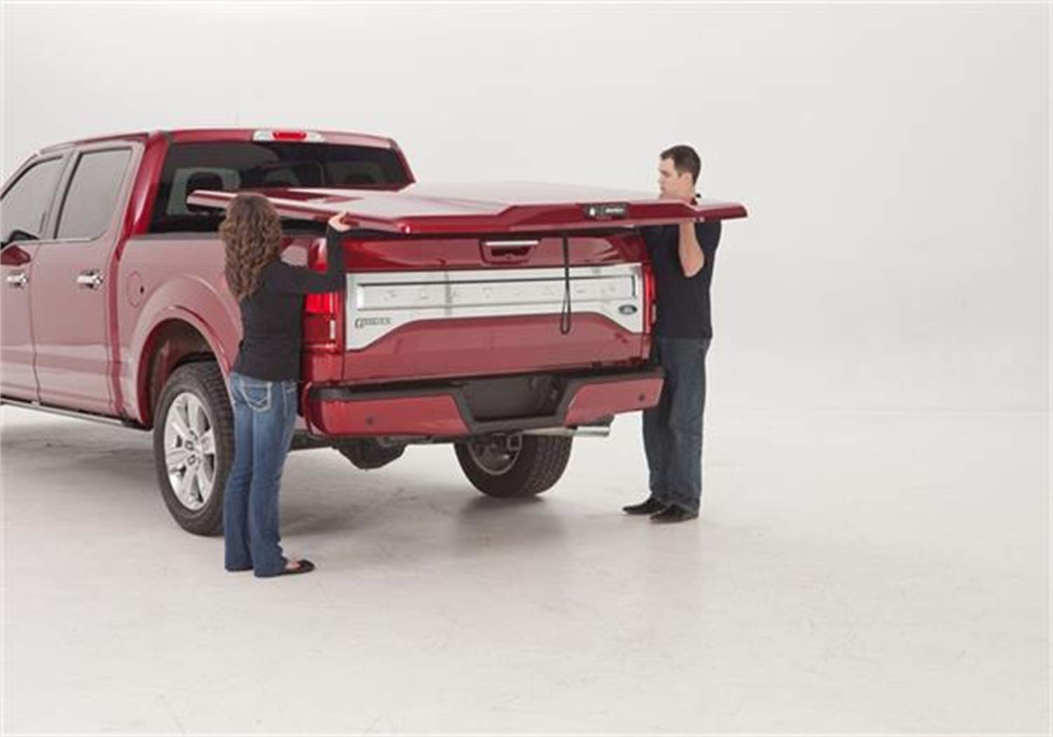UnderCover Elite LX RealTruck One-Piece Truck Bed Tonneau Cover | UC1118L-50 | Fits 2014 - 2018, 2019 Limited/Legacy Chevy Silverado 1500 50(GAZ)(WA8624) - Summit White 5' 9" Bed (69.3")