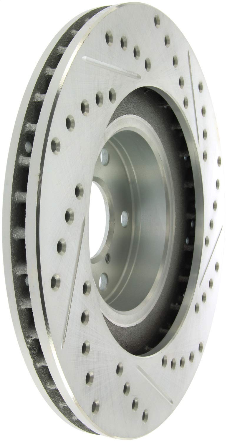 Front Right StopTech 227.47018R Select Sport Drilled and Slotted Brake Rotor