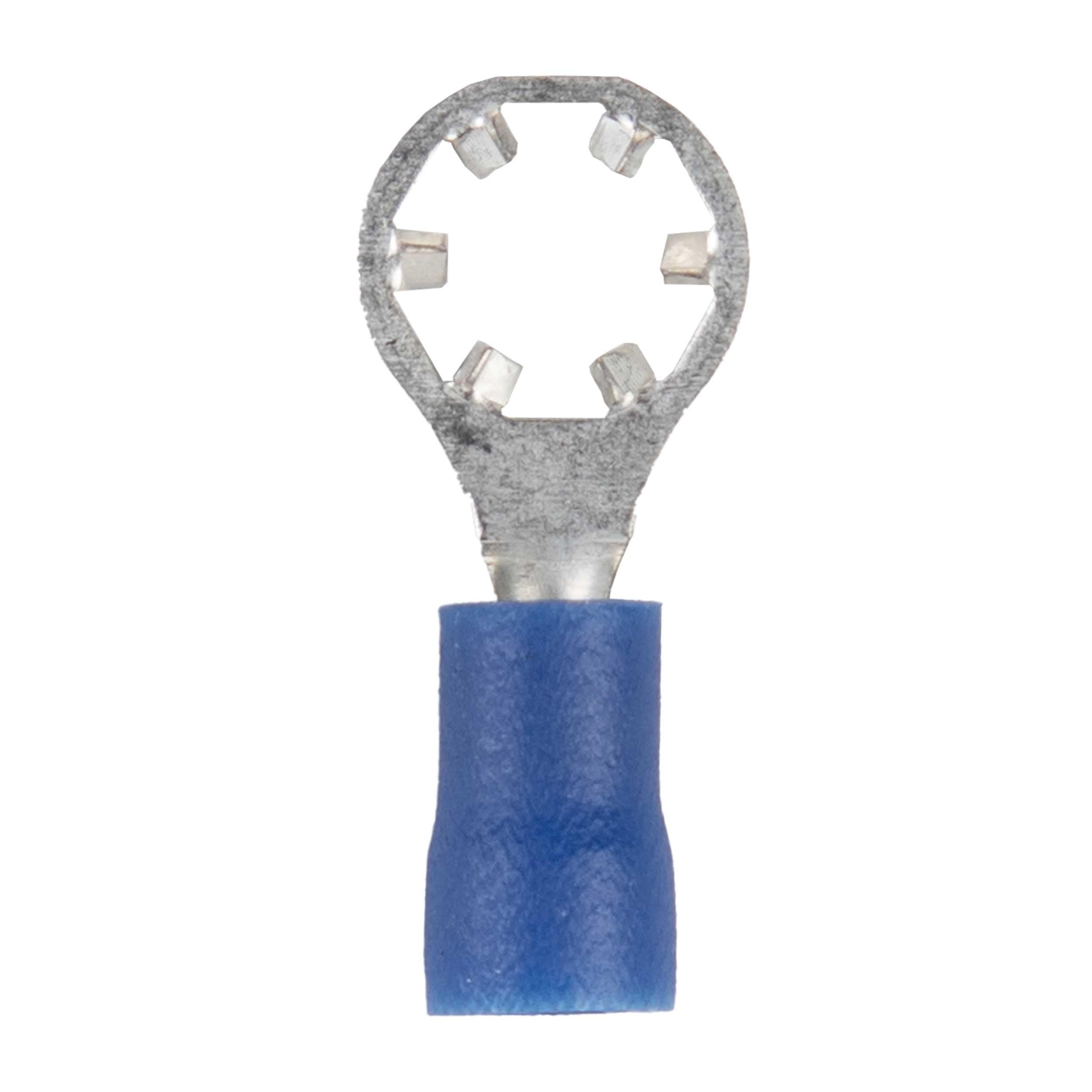 Blue Install Bay #10 Star Ring Terminal 16-14 Pack of 100