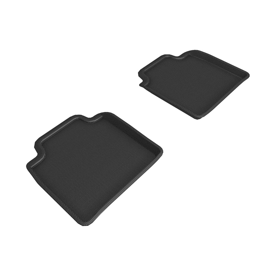 3D MAXpider Kagu Custom Fit Floor Mat (Black) Compatible for Lexus LS460L 2013-2017-Second Row