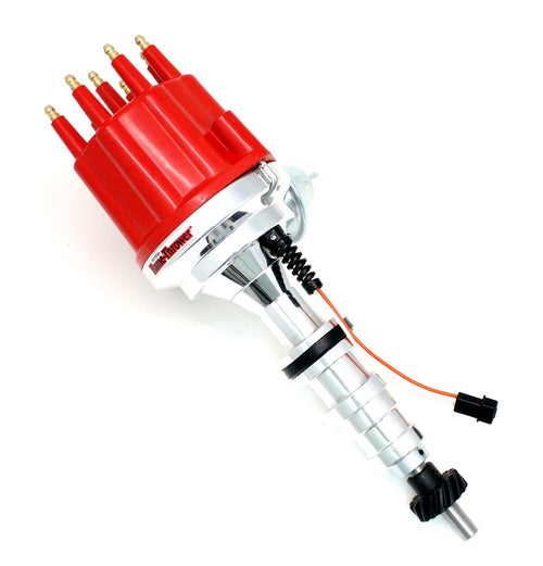 Billet Distributor Pertronix D333711 (Mag Trig Ford 332-428 FE Red Male cap)