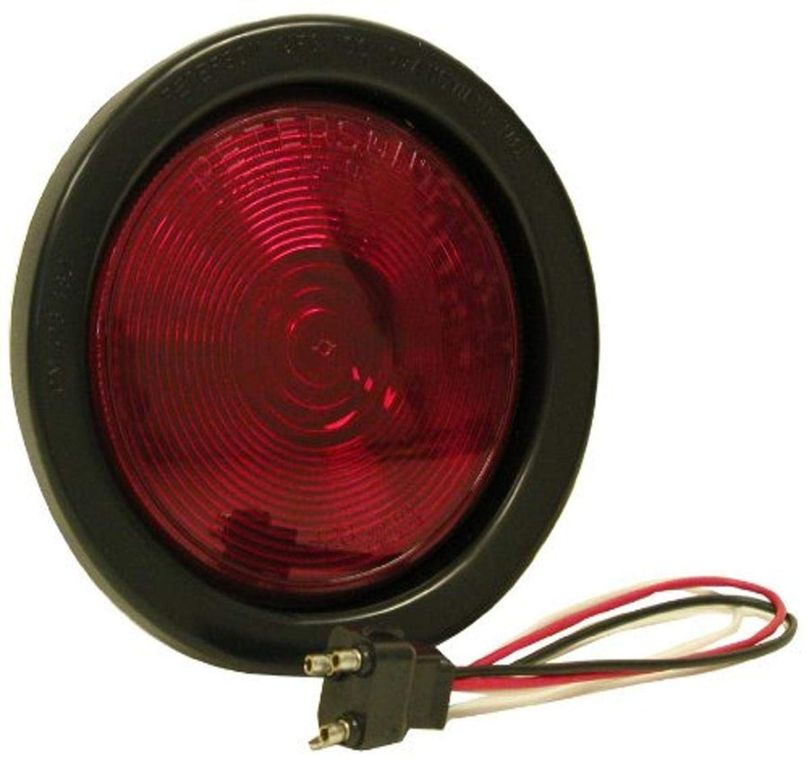 426KR Peterson Incandescent Stop/Turn/Tail Round Long-Life Kit 4", Black