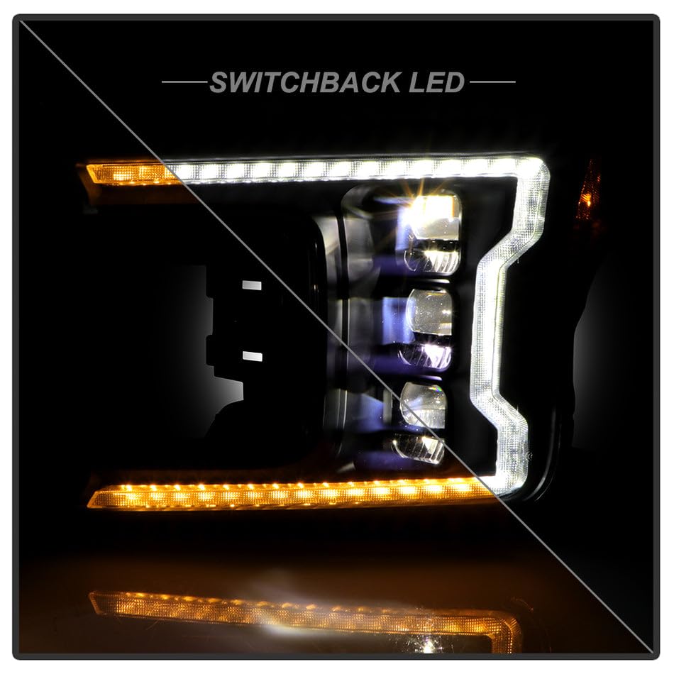 Headlights Spyder Apex (PRO-YD-FF15018HALAP-SEQ-BK)