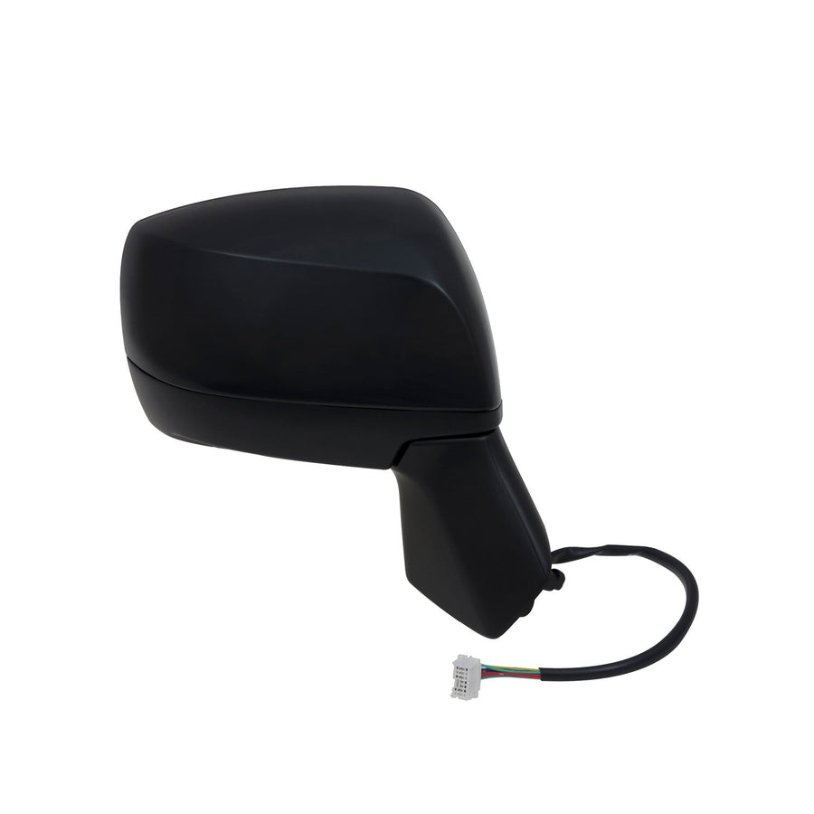 Side Passenger Mirror for Subaru Forester, Textured Black w/PTM Cover, Foldaway, w/o Memory, w/o Blind spot Detection, Heated Power