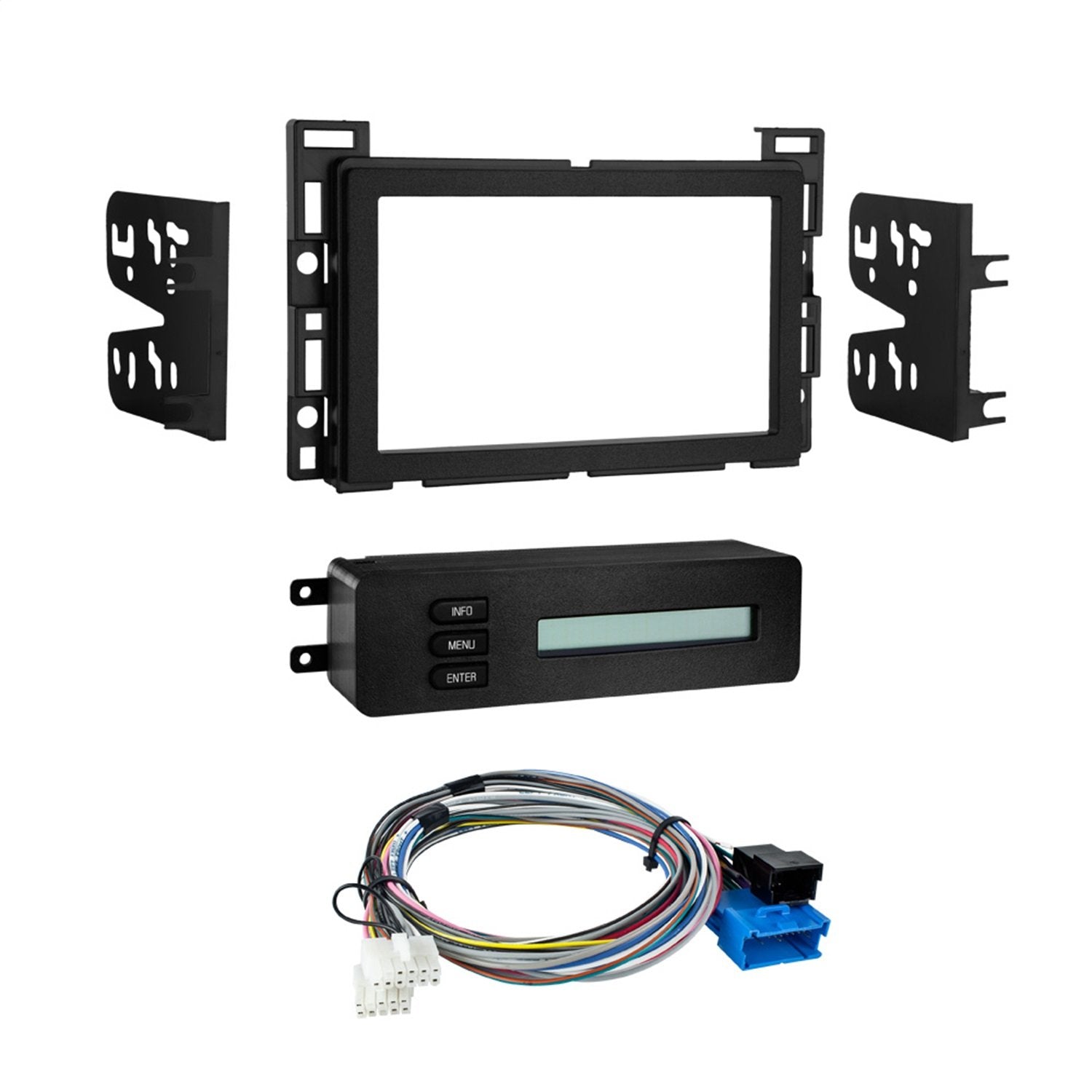 Double DIN Dash Kit Metra 95-3303B for Chevrolet and Pontiac (Black)