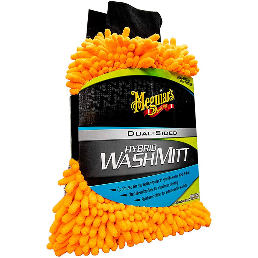 Hybrid Microfibre Wash Mitt Meguiar's X210200EU, Black