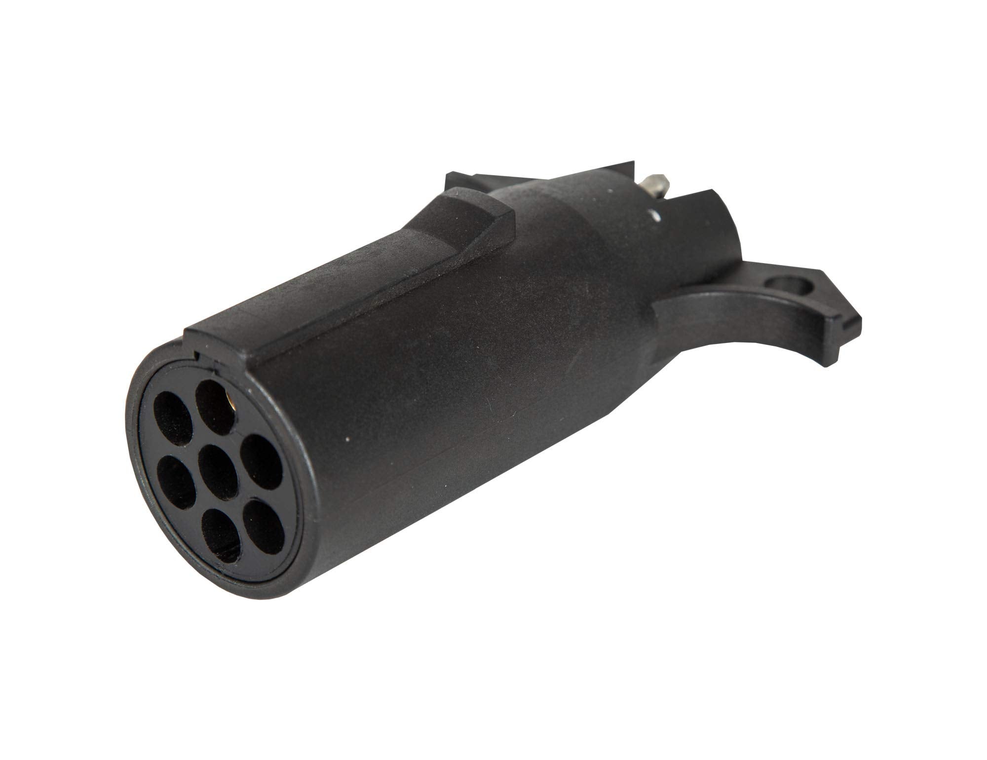 Buyers Products 7-Way Round to 4-Pin Flat Converter Trailer Connector, Adapter Trailer Side Connector, Truck & Trailer Electric Accessories