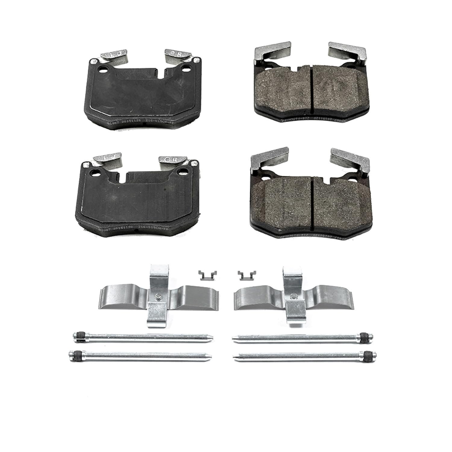 Power Stop Brake Kit Rear For Lexus GS F 2016-20 | Lexus RC F 2015-25 - Ceramic Brake Pads With Installation Hardware, 17-1807