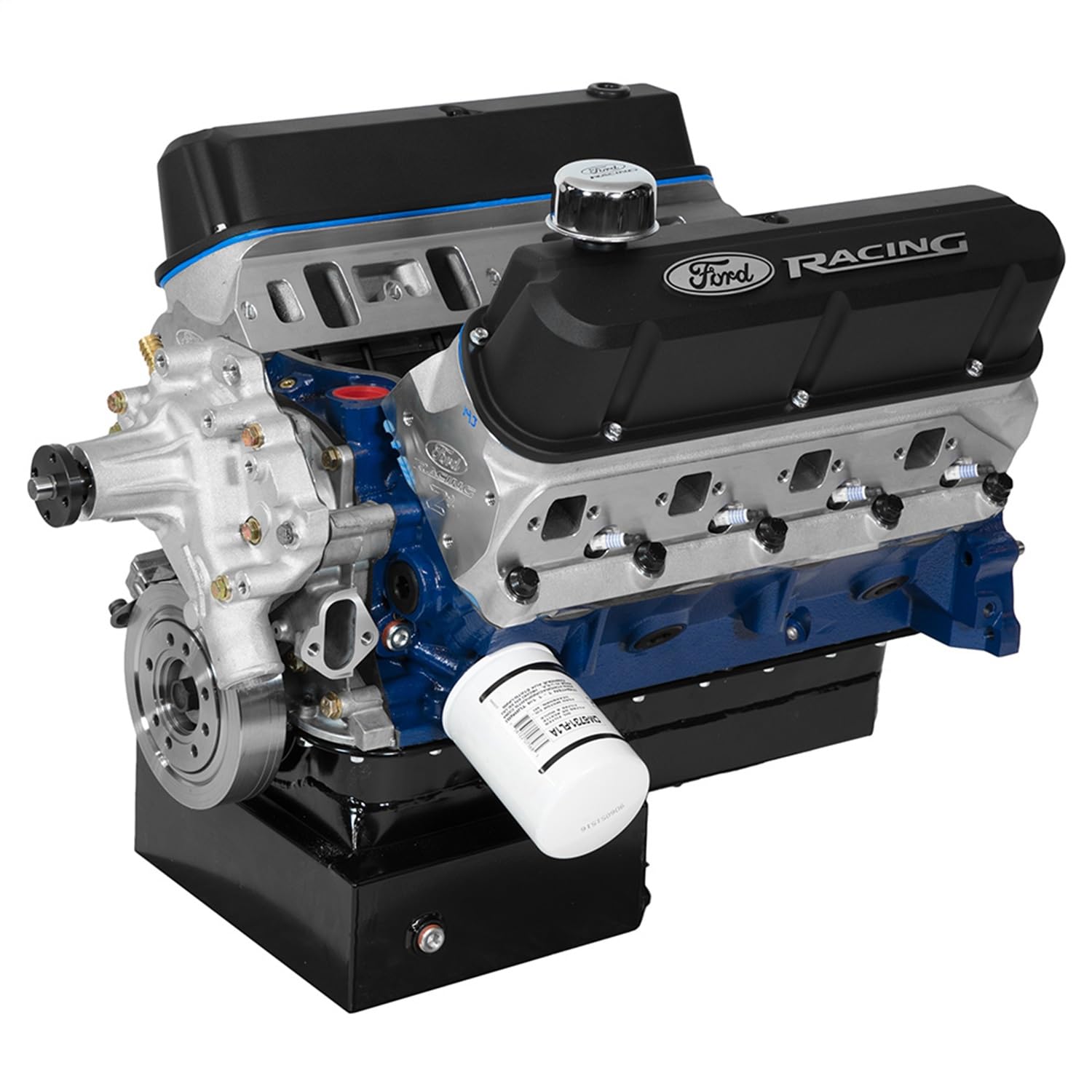 Boss Crate Engine Ford Performance Parts M-6007-Z2363FT; 363 cu. in.; Front Sump Pan; 507hp at 6500 RPM; 450 lb.-fts. Torque at 5100 RPM; Z2 Cylinder Heads w/Velocity Vane;