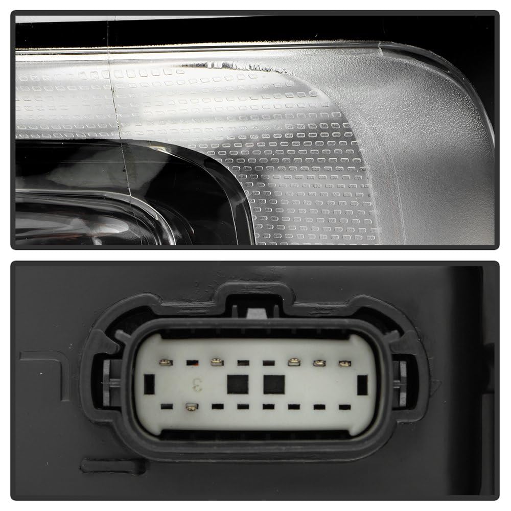 Ford F150 Spyder (OE) 21-23 Quad LED w/DRL Headlight - OE Black Left