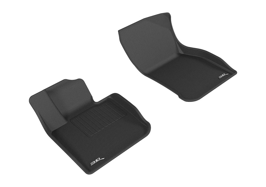 3D MAXpider Kagu Custom Fit Floor Mat (Black) Compatible with MINI Cooper/S/JCW Hardtop 4-Door 2014-2023 - Front Row