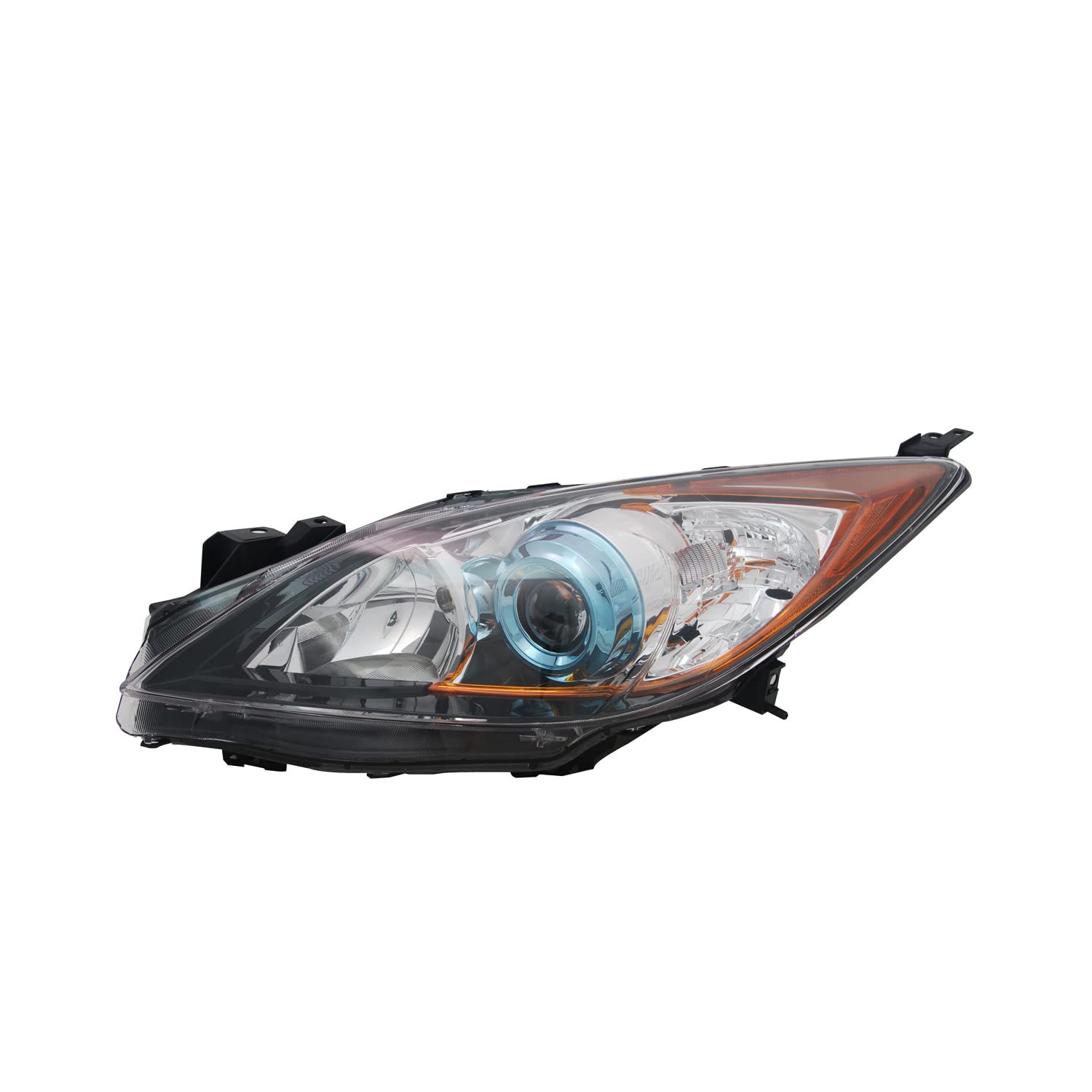 Left Headlight Assembly TYC Compatible with 2012-2013 Mazda Mazda3