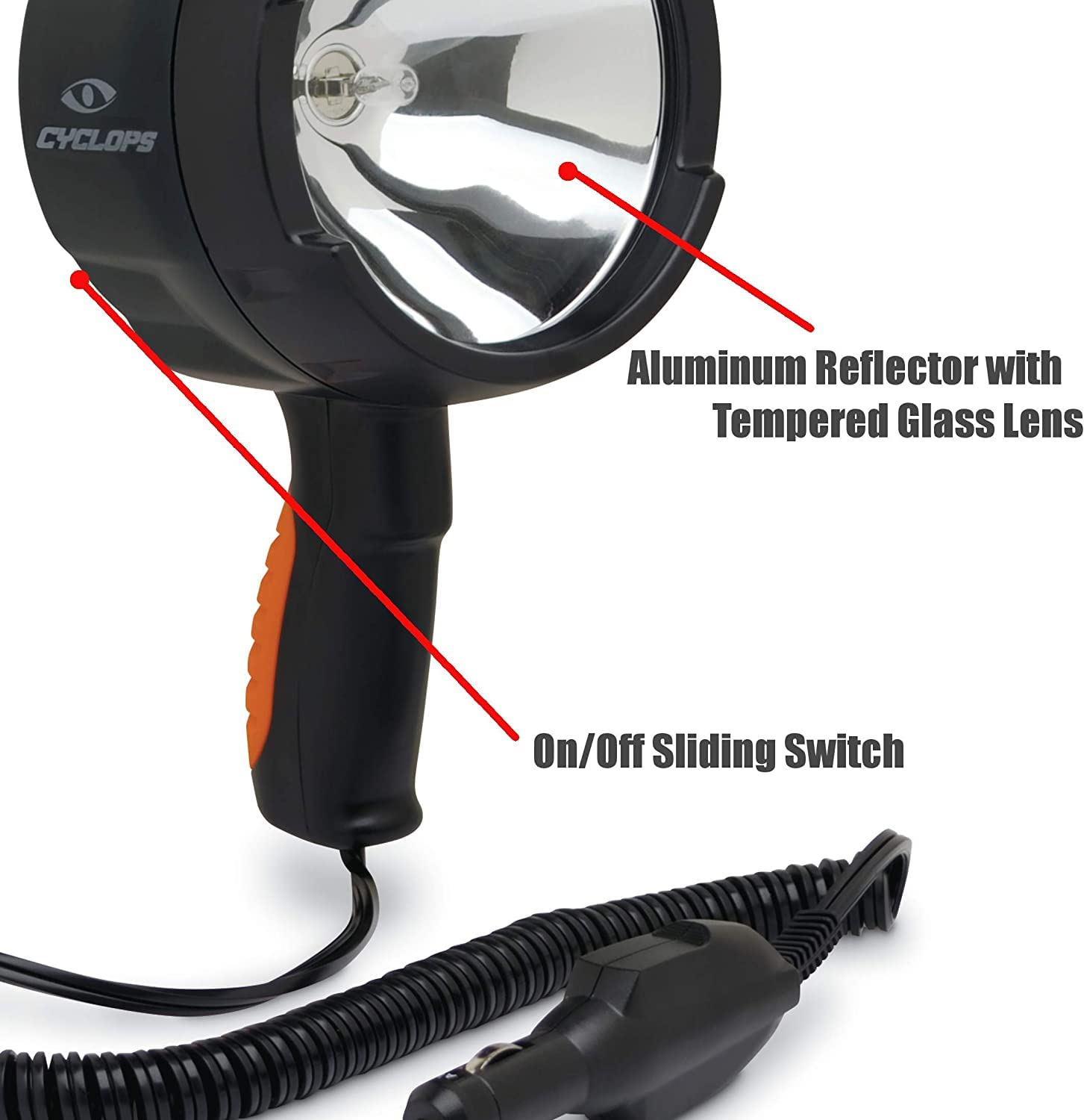 CYC-HS140012V Cyclops SPOTLIGHTS Spotlight, Black