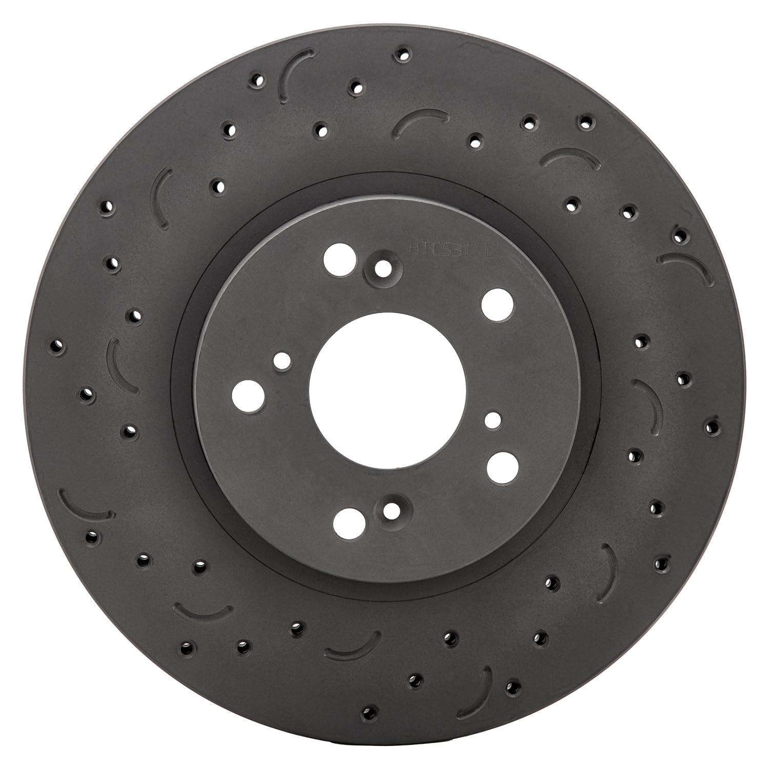 Hawk Performance Cross-Drilled and Slotted HTC5317 Talon Rotors