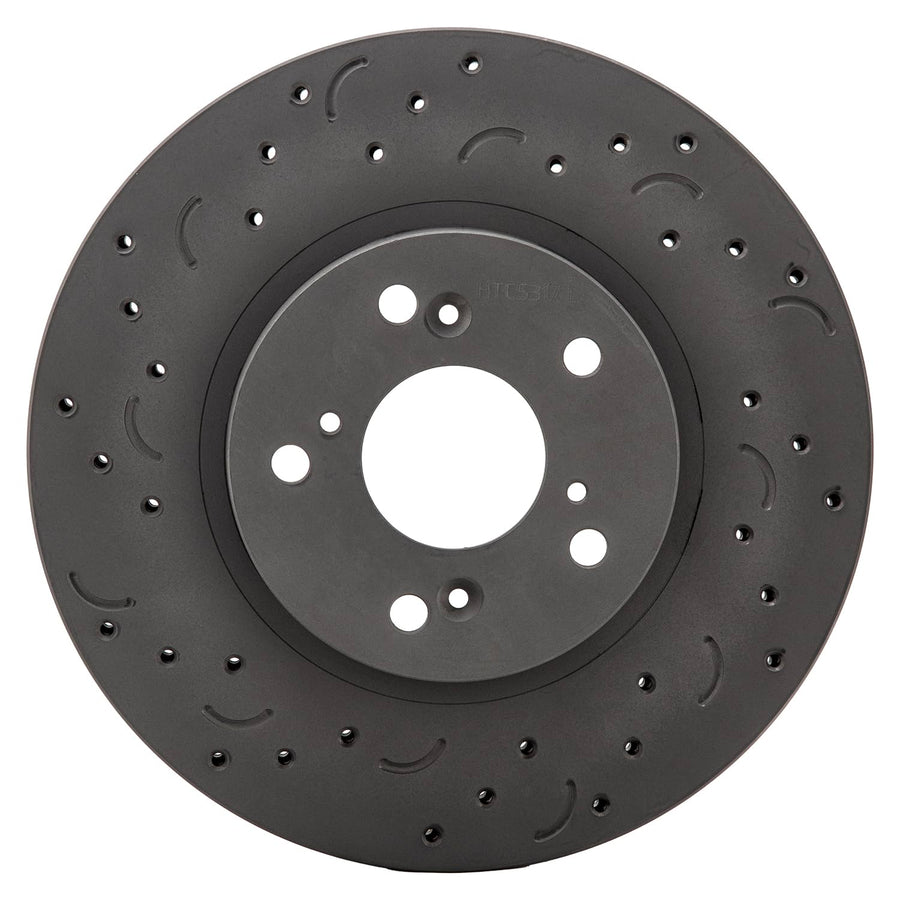 Hawk Performance Cross-Drilled and Slotted HTC5317 Talon Rotors